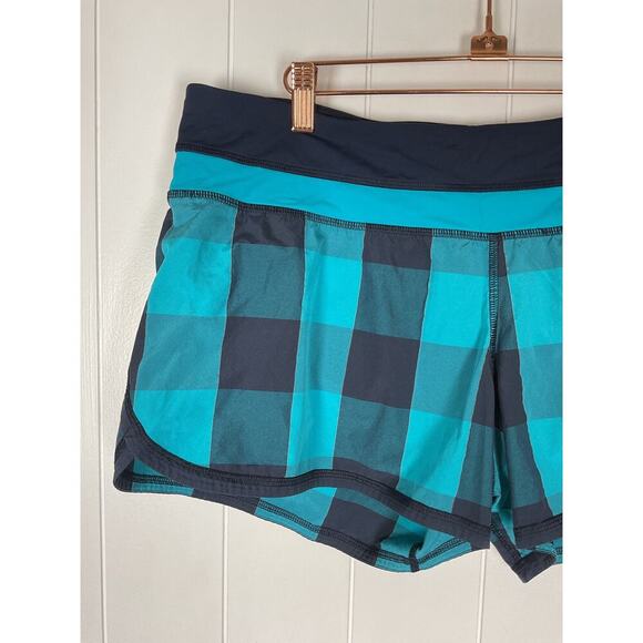 Lululemon Groovy Run Short 2-way Stretch in Surge and Inkwell Size 12 - Picture 5 of 10